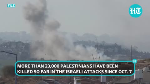 Watch Hamas Fighters' Multidirectional Bombardment Of Israeli Army Base In Gaza