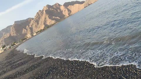 Beautiful view of the sea of ​​Muscat and Oman