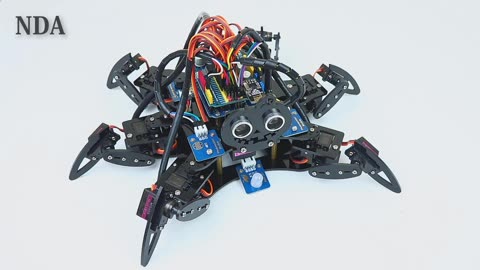 Make a 6-Legged Spider Robot from Arduino