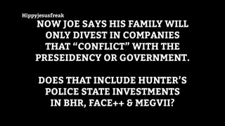 When Joe has his family on White House properties, how is he sure they are not conducting