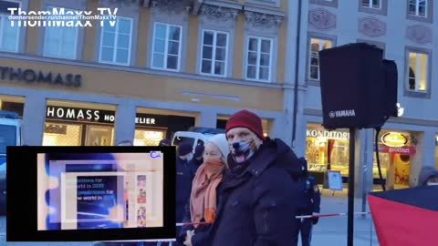 UlliOma's WhiteWinter16.1.21(2) - Polizei schüchterte Demo-Teilnehmer massiv ein