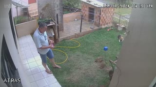Man Turns Backyard Upside Down