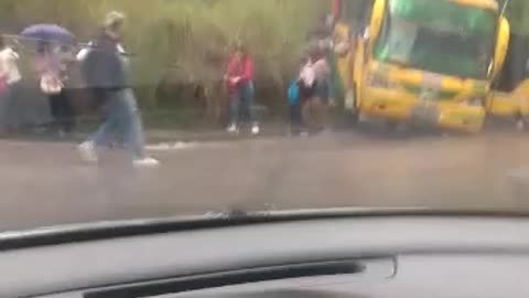 Video: Bus se accidentó en el norte de Bucaramanga