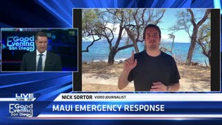 Independent journalist covers Lahaina Maui wildfire and troubling government actions