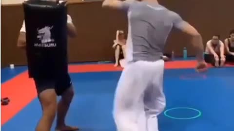 Karate speed training