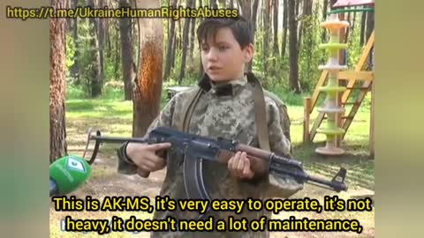 ️Children in Ukraine attend Nazi summer camps