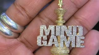 10K Gold & Diamond Mind Game Pendant by Ijaz Jewelers