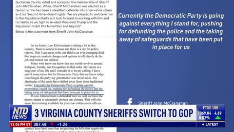 Another Virginia County Sheriff Switches to GOP