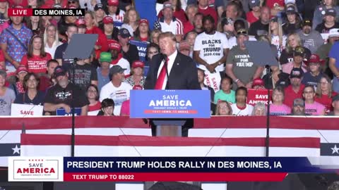 Trump Rally in Des Moines, IA (10/9/2021)