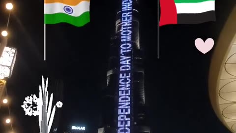 #IndianIndependencday #celebrate #to #burjkhalifa #dubai