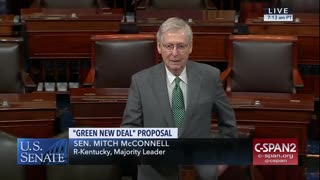 Mitch McConnell Unloads On the Green New Deal