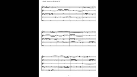 J.S. Bach - Well-Tempered Clavier: Part 2 - Fugue 23 (Brass Quintet)