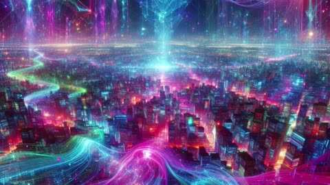 Neon Dreamscape: Journey into a Futuristic Metropolis