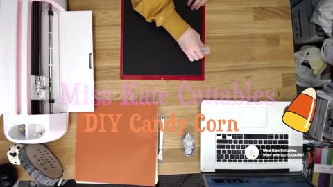 One Minute Make - Candy Corn - How To Assemble DIY Tutorial with SVG Files