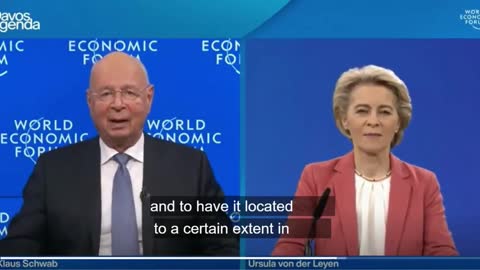 Klaus Schwab discusses the "European Chips Act" "Physical brain for digitalization"