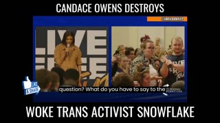 Candace Owens DESTROYS woke trans activist.