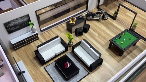 DIY Miniature Luxury Model House - 1_18 Scale Diorama - Miniature Homes