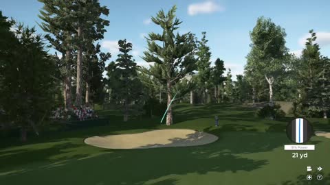 PGA Tour 2K21 - Sinking a chip shot