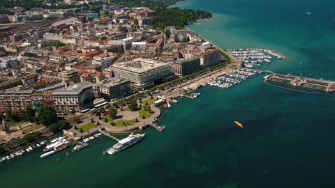 Geneva | Switzerland | 4k drone ariel footage