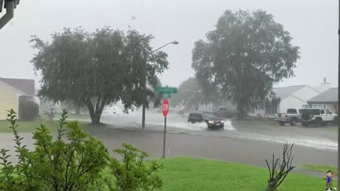 Short video of flooding in Virginia Beach, Virginia June 2020