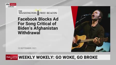 Facebook bans song mocking Biden's shambolic surrender of Afghanistan.