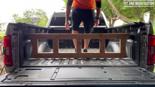 I Made a Bed Divider for my Truck, and So can You!