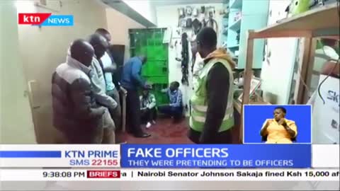 Police arrest suspected 'Fake Officers' in Kayole