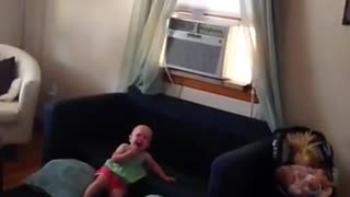 Scared baby