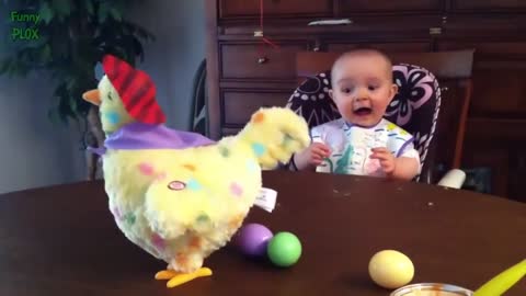 Funny Babies Scared of Toys Compilation