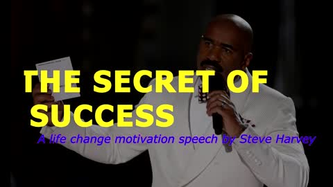 Steve Harvey motivational speech: Success of imagination