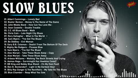 Relaxing Slow Blues Greatest Hits | Best Of Slow Blues / Blues Rock - Night Relaxing Songs - Slow Rhythm SL01