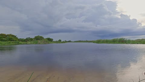 Storm clouds at Lake Garcia Timelapse