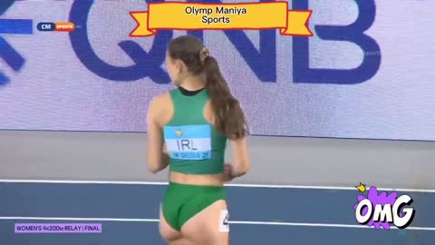 Beautiful 400 Mtr Relay sprinter