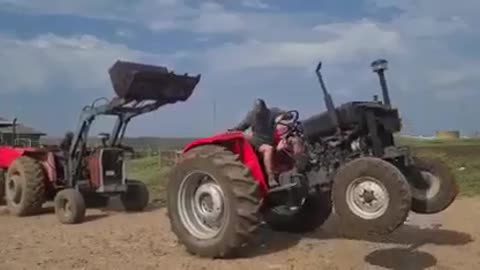 Failed tractor operation