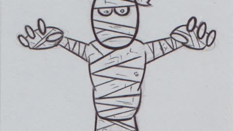 I drew a Mummy!