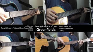 Guitar Learning Journey: The Brothers Four's "Greenfields" instrumental acoustic guitar cover.