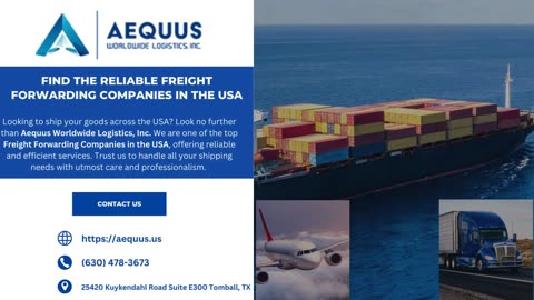 Find The Reliable Freight Forwarding Companies in the USA