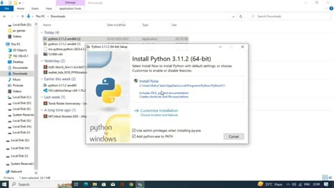 How to download python and visual studio code in computer