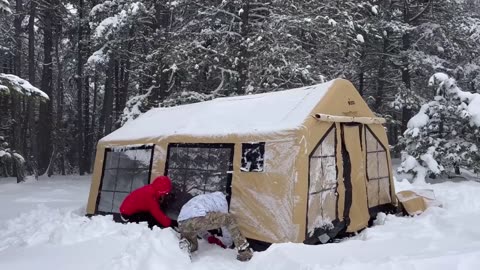 MICE Ate OUR 3-ROOM TENT AT SNOW CAMP
