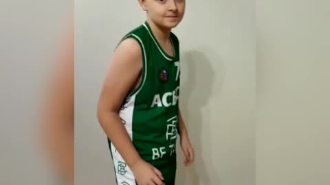 Young basketball player