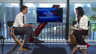 Justin Trudeau interrupts a journalist for not asking the right questions and she slams him instead.