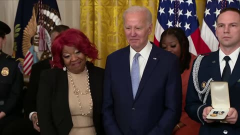 Ruby Freeman honored with Presidential Citizen's Medal By Joe Biden