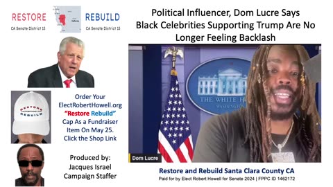 Political Influencer, Dom Lucre Says Black Celebs Supporting Trump No Longer Feel Backlash