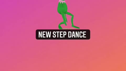 Funny dance step with FROG 😂🐸🐸