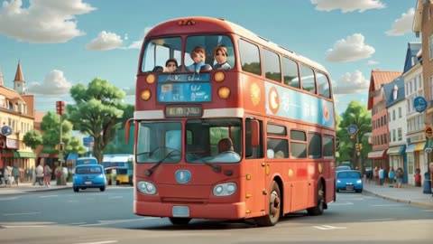 Wheels on the bus | Nursery Rhymes | Kids Songs