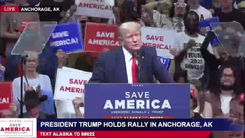 President Donald Trump Rally in Anchorage, Alaska - July 9, 2022