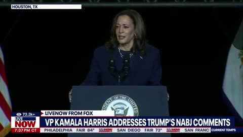 VP Harris fires back at Trump's NABJ interview remarks | LiveNOW from FOX