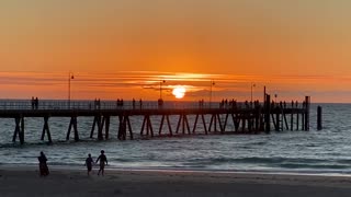 Sunset at Glenelg Beach, South Australia