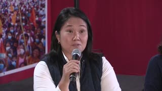 Keiko Fujimori denuncia un "fraude sistemático" en balotaje de las elecciones