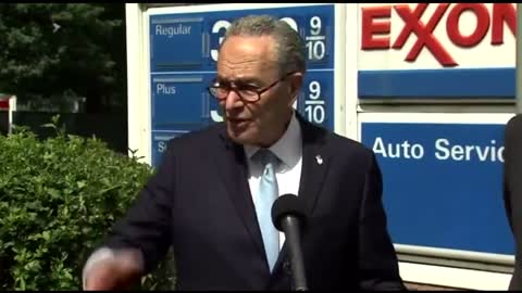 Why isn't Chuck Schumer up in arms with biden/harris regime lack of response for gas prices